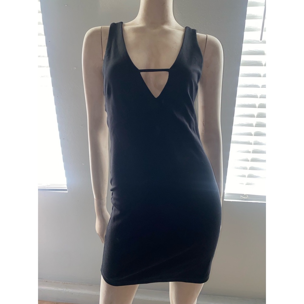 Glare Black Short Dress